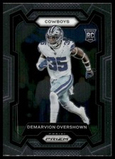 2023 Panini Prizm #323 Demarvion Overshown RC Rookie Dallas Cowboys