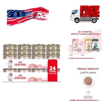 Feline Health Nutrition Kitten Loaf in Sauce Cat Food, 5.1 oz Pack of 24