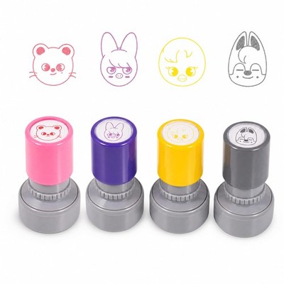 Inking Stamp for SKZOO Fans Cute Cartoon Design SKZ Merch Ideal for Crafting ...