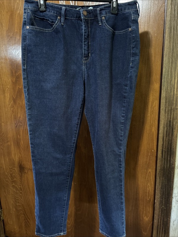 Seven7 Womens Skinny Jeans Dark Wash Stretch Denim Size 14 RN109890