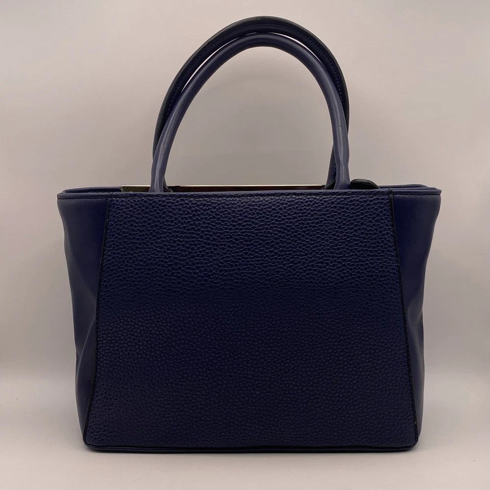 Bolso de mano Kenneth Cole Reaction de cuero azul para mujer Foto 2 de 4