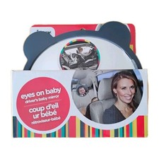 Jolly Jumper Driver's Baby Headrest Mirror 7" Adjustable Eyes on Baby Brand NEW