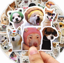  100 PCs Set Beagle Poodle Funny Dog Seal Stickers Scrapbook Anime DIY Design