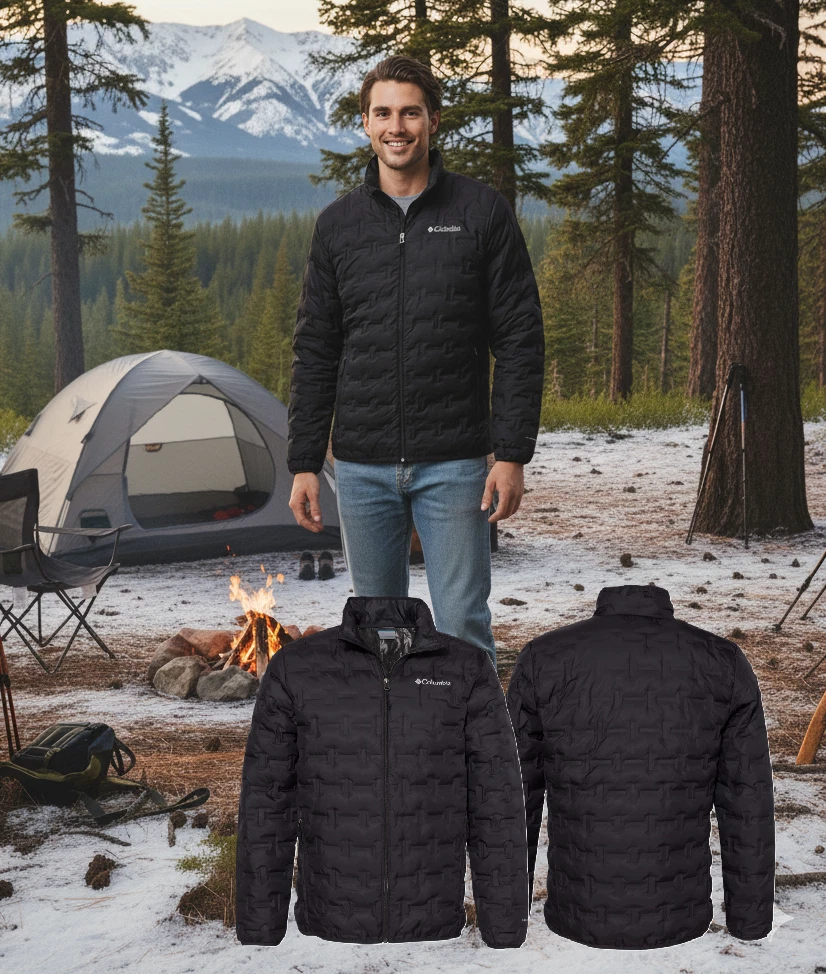 Puffer Jacket | Columbia 208624 Delta Ridge II OMNI-HEAT Down Quilted Jacket
Opens in a new window o