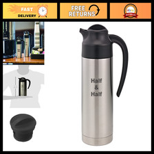 Stainless Steel Vacuum Insulated Creamer Carafe - 1L Half & Half, Dishwasher Saf
