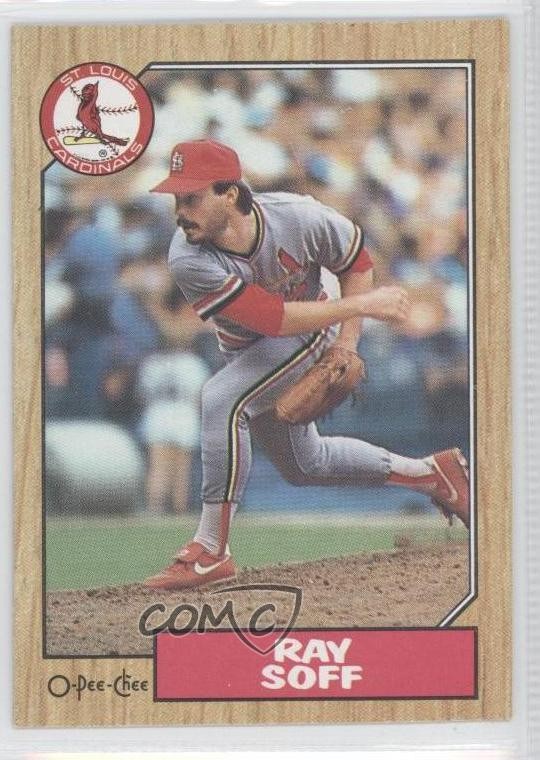 1987 O-Pee-Chee Ray Soff #96 Rookie RC 0a1