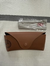 Ray Ban Brown Universal Medium Soft Case for Sunglasses  Eyeglasses with Cloth
