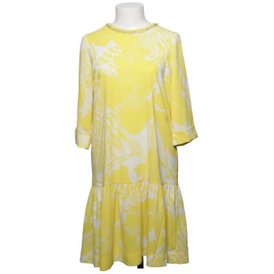 Essentiel Antwerp, Kleid, Größe: 38, Gelb/Weiß, Polyester, Blumen, Damen #tUk