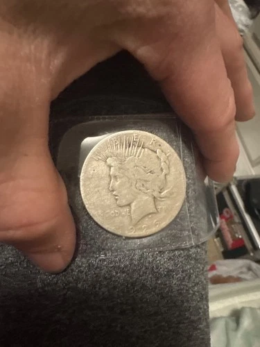 1926-S Peace Silver Dollar Rare Key Date San Francisco AU / UNC Light Staining