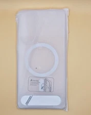 Samsung Galaxy S25 Edge Magnetic Clear Case for with Stand Shockproof