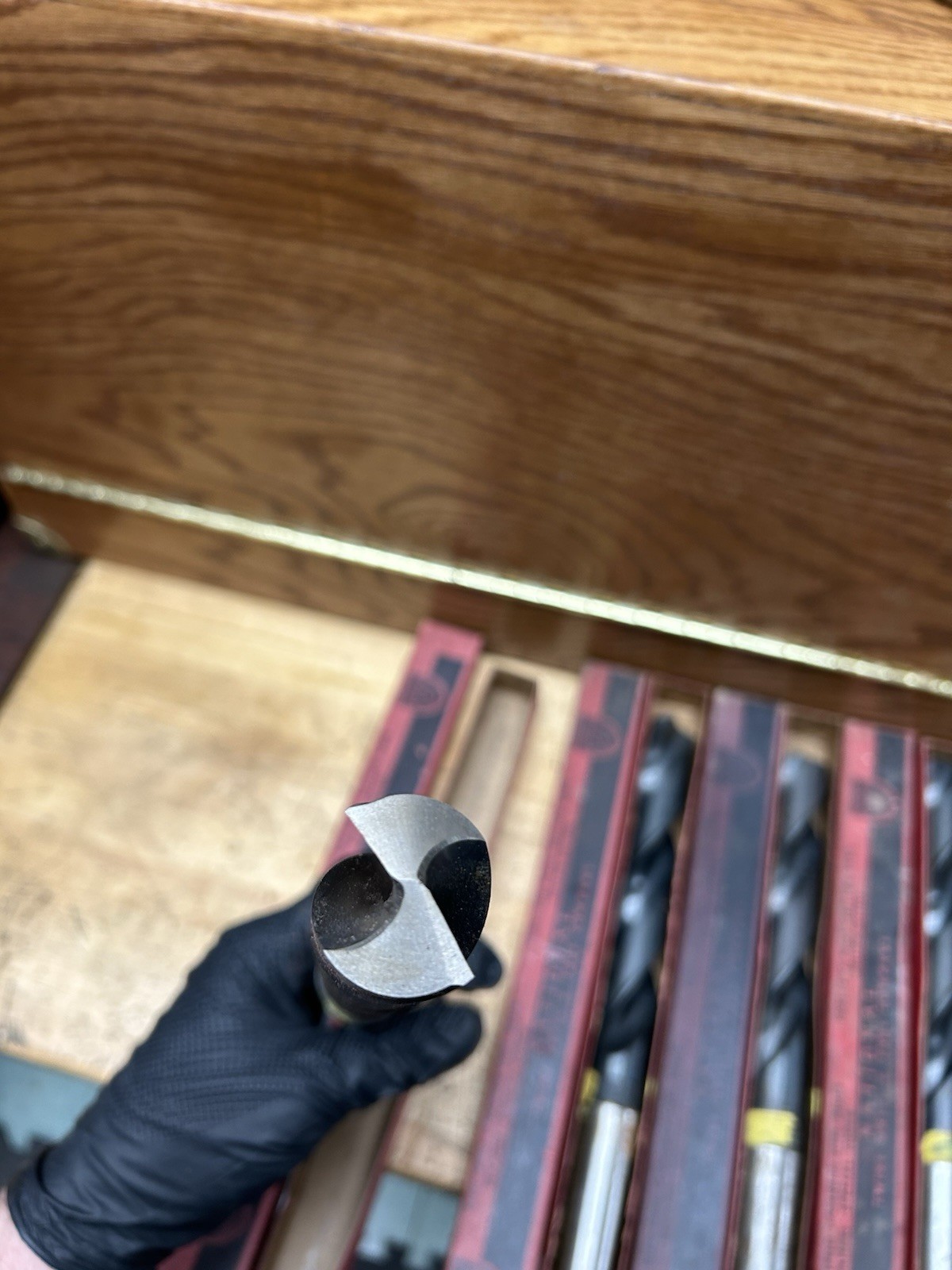 LOT OF 4, NEW! HSS 4MT TAPER SHANK DRILL 1-5/32" DIAMETER NATIONAL TWIST DRILL