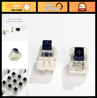90 Pack RGB Kailh Box Switches - Navy 3 Pin Mechanical Keyboard Switches, IP56 W
