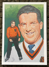 Bill Chadwick #65 Referee 1987 Hockey Hall of Fame Cartophilium Card