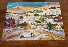 Eurographics T'is The Season Winter Scene Puzzle