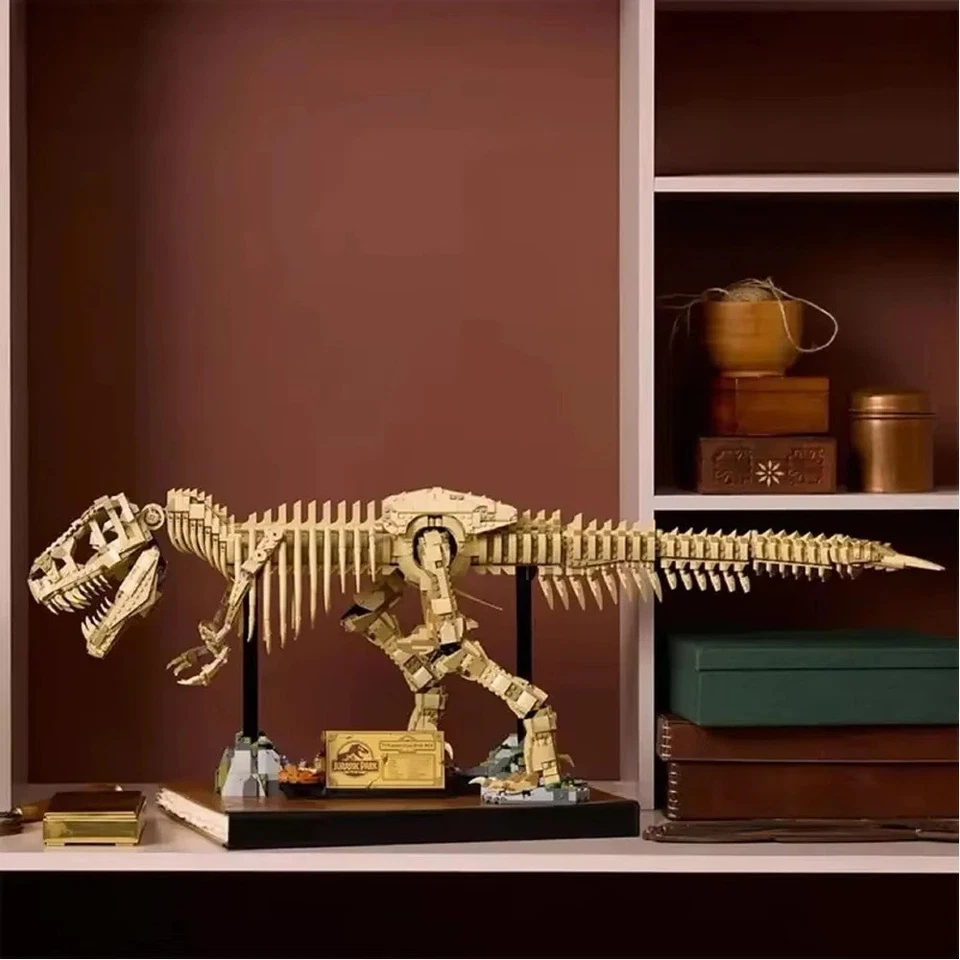 3145pcs T Rex Dinosaur Fossil 100cm Building Blocks Statue Display Toy Gift Set - Image 3 of 4