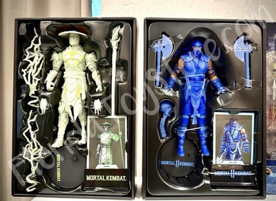 McFarlane Toys Mortal Kombat 2pk: MK11 SUB-ZERO & MK1 RAIDEN (Glow in the Dark)