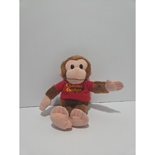 Curious George 9" Plush Stuffed Monkey Toy Red Shirt Universal Studios