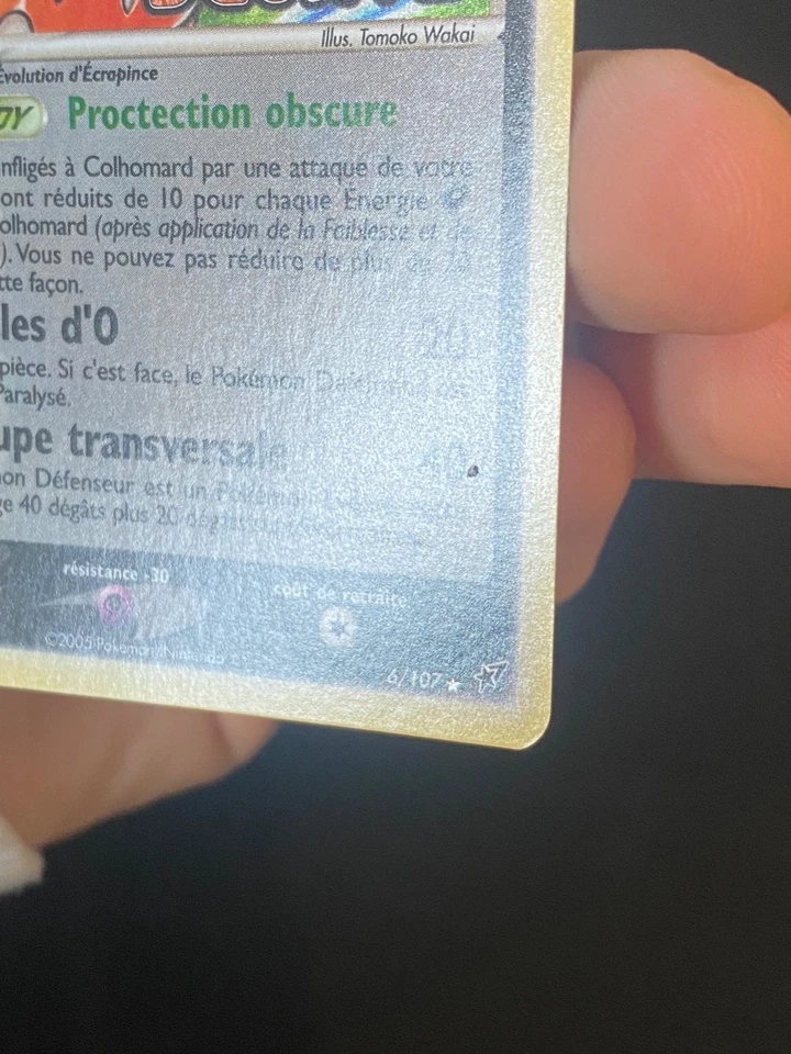 CARTE POKEMON COLHOMARD 6/107 FR HOLO REVERSE EX DEOXYS - EXC/NM - Photo 3/4