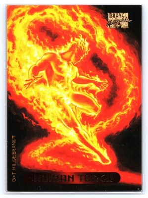 1994 Marvel Masterpiece Human Torch #52