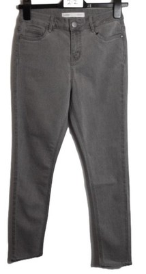 NEU EX-STORE GRAUE STRETCH CROPPED SKINNY HOSE ~ JEANS GR. 8 # T500