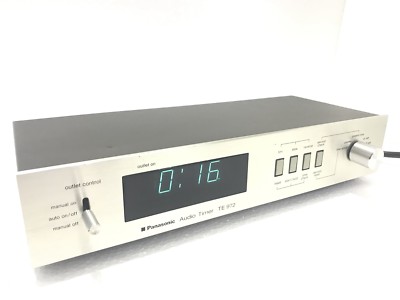PANASONIC TE 972 Audio Digital Timer Blue Display Vintage