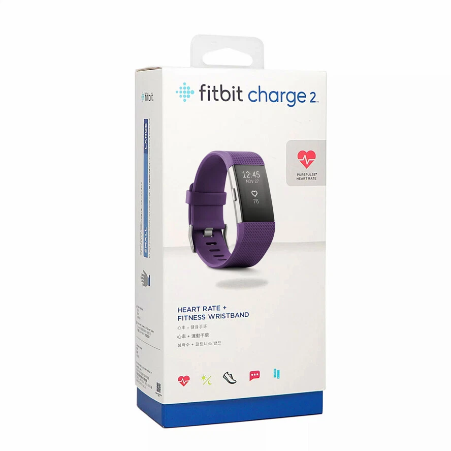 Fitbit Charge 2 Fitness Activity Heart Rate Monitor(With S & L Sizes Wristband) - Image 2 of 4