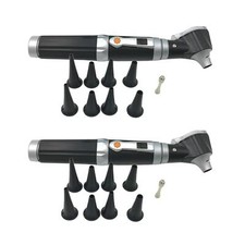 Otoscopio LED Endoskop Otoskop Ohrreiniger Set mit 8 Aufsätzen Direktotoskop ABS