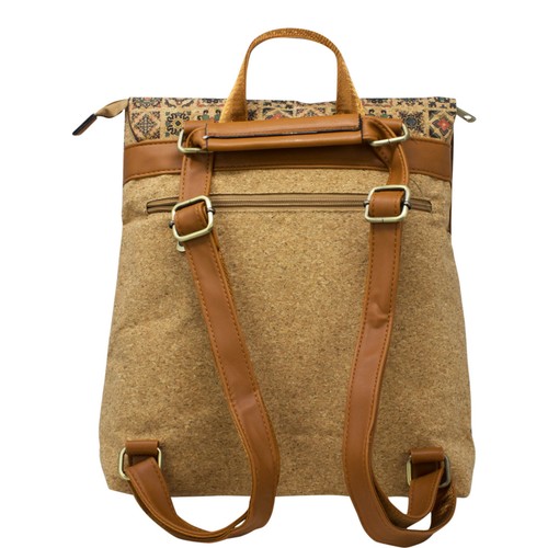 Damen keltischer Knoten Kork Rucksack Tasche Damen Riemen Schnalle Schultertasche YGC2120 - Bild 11 von 33