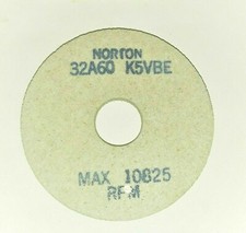 NORTON GRINDING WHEEL 32A60-K5VBE 3" X 3/8" X 3/4" MAX RPM 10825 NEW 