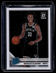 2019-20 Donruss Optic Rated Rookies Signatures Nicolas Claxton Auto #171