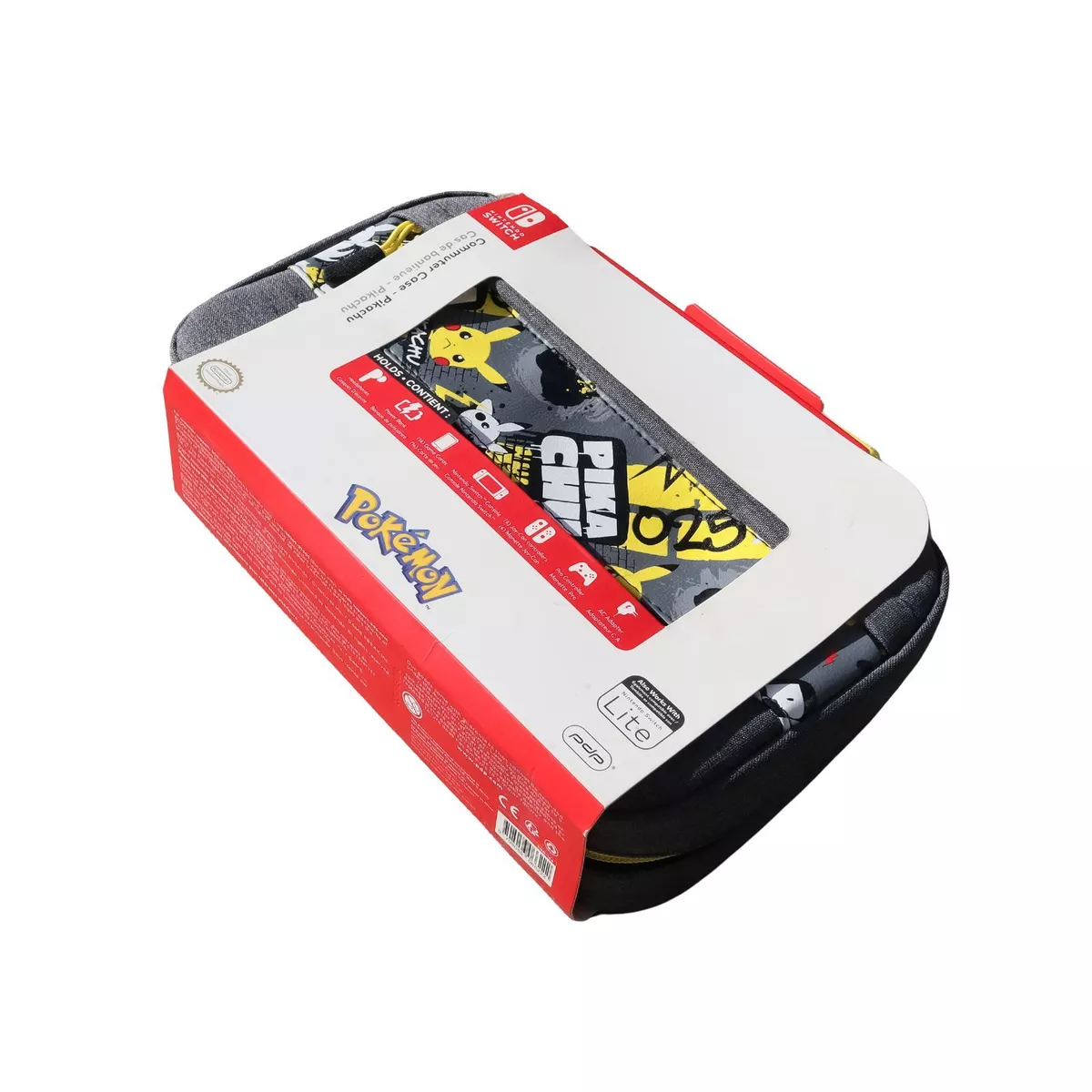 Nintendo Switch Commuter Case Pokemon - Pikachu Edition Black and Yellow