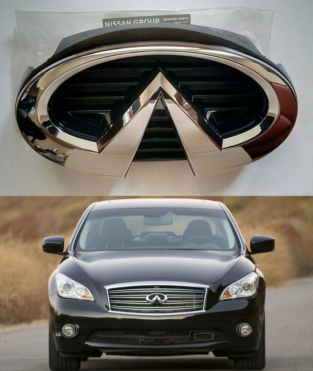 for Infiniti y51 m37 m50 front grill emblem 2010-2014 genuine oem