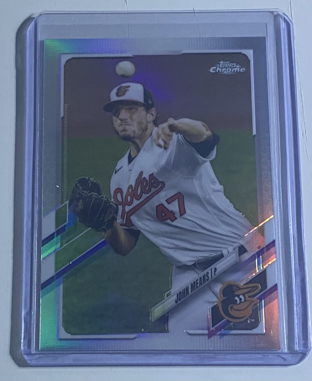John Means 2021 Topps Chrome Refractor #72 Baltimore Orioles