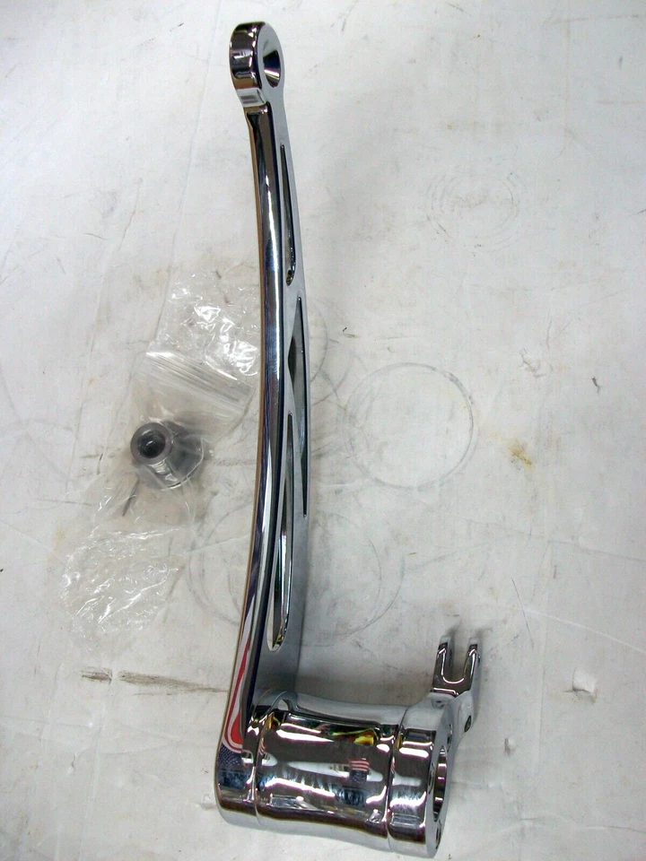 BRAZO DE FRENO CARL BROUHARD DESIGNS CROMO SPIRO 2014 UP HARLEY-DAVIDSON FLH FLT Foto 4 de 4