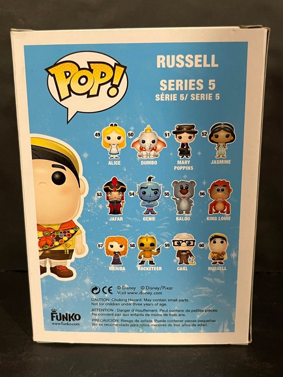 FUNKO POP ディズニー　ピクサー　ラッセル　レア　60番 Funko Pop! Disney Pixar Up Russell Pop #60 Rare Vaulted