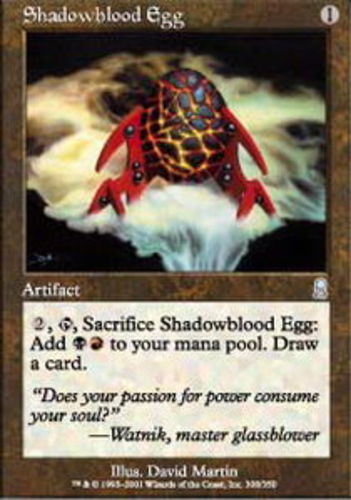 4x Shadowblood Egg MTG Odyssey NM Magic Regular