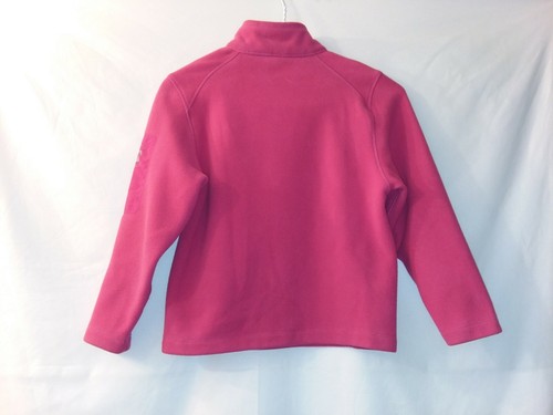 Girls Size Small Pink Fleece Jacket OUTFITTER TRADING CO Performance Fleece - Picture 3 of 12