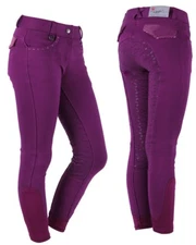 QHP Jodhpurs Lena voll grip Black