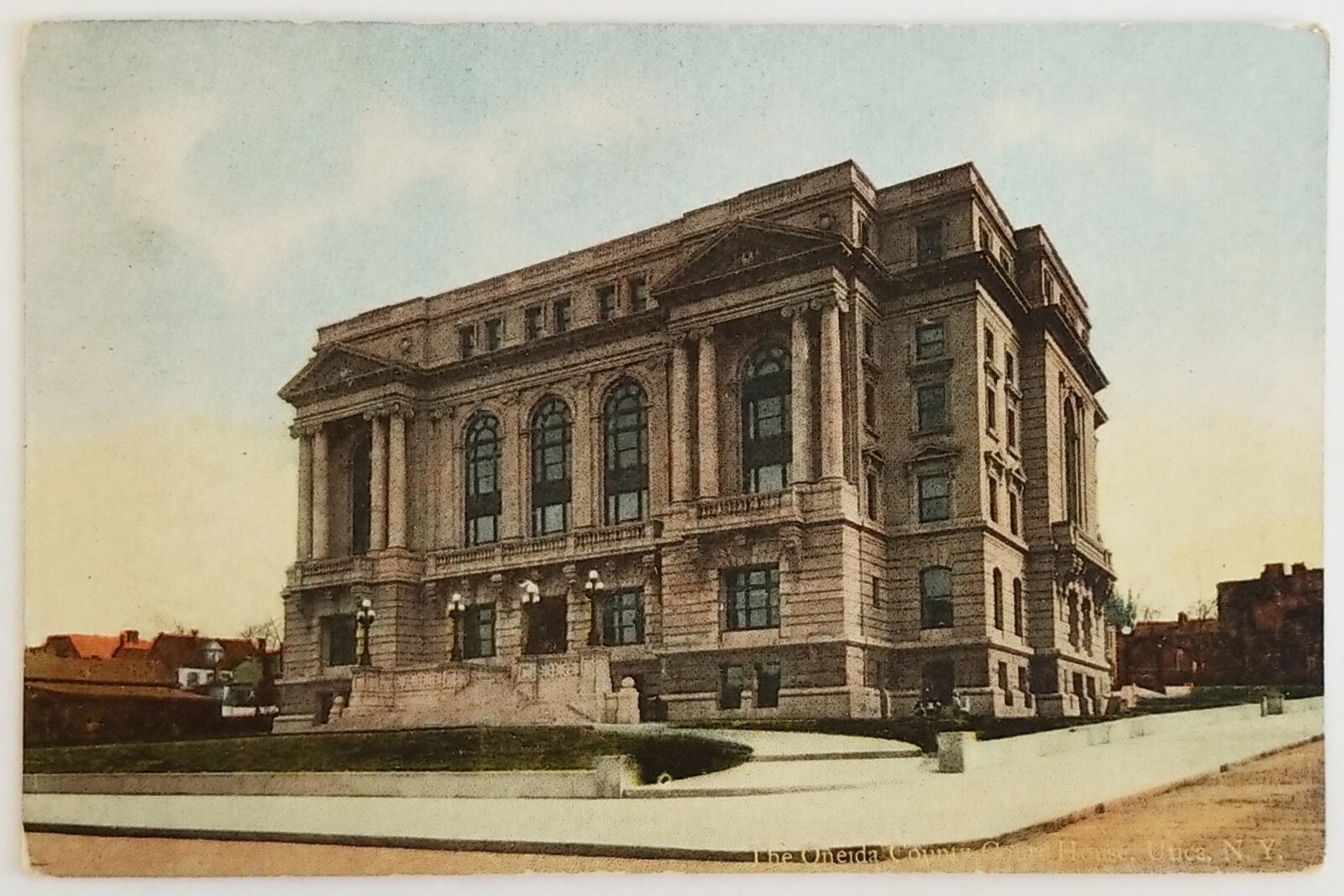 Oneida County Court House Utica New York Postcard antique eBay