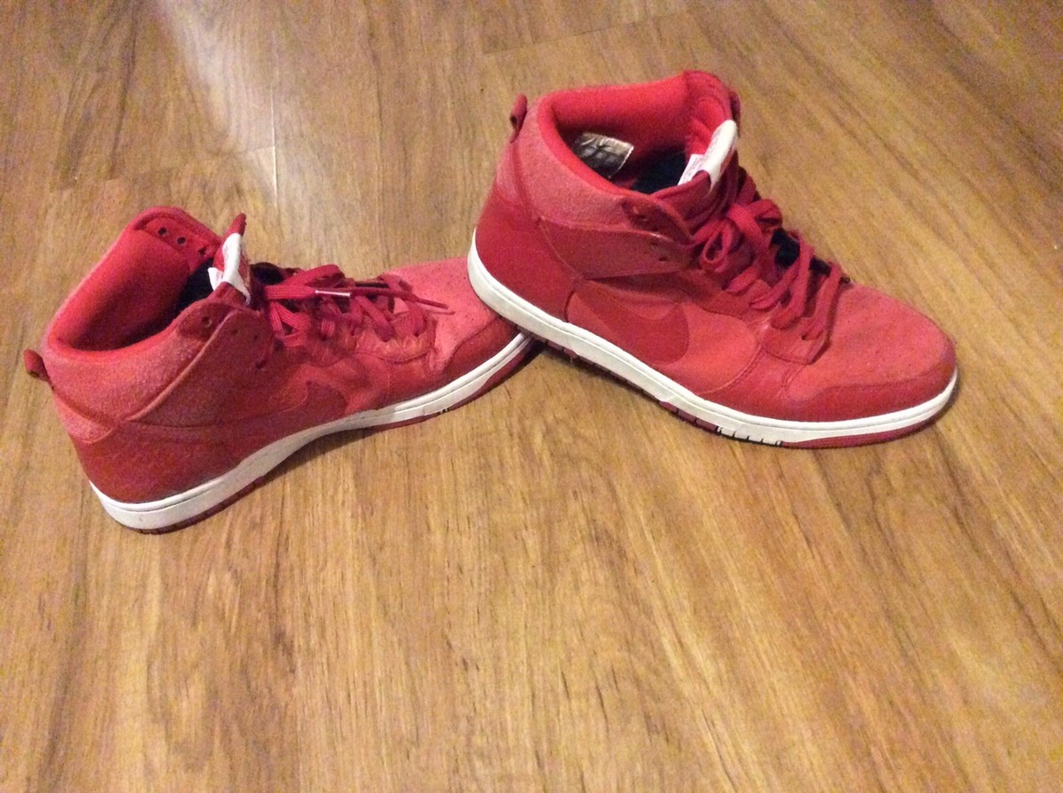Nike Dunk High CMFT Python Red Mens Shoes, Size 11, 2015 | eBay display picture 1