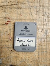 Sony PlayStation OEM Official 1 PS1 PSX Memory Card SCPH-1020 - GRAY - TESTED 