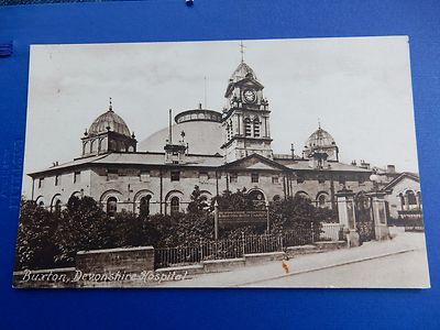 BUXTON HOSPITAL alte Postkarte authentischer Artikel keine Kopie oder Reproduktion ARZT