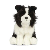 Border Collie Sitzend Hund PlüSchtier Stofftier Kuscheltier H=22Cm Living Nature