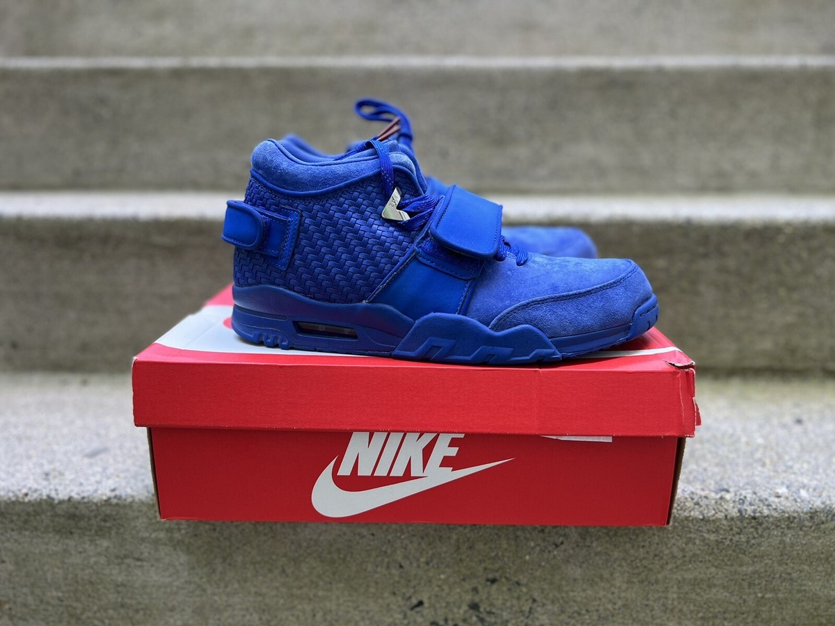 Nike- Air Trainer Victor Cruz- Rush Blue - Men’s size 11 Nike Air Trainer V Cruz Premium Rush Blue for Sale  main image 3