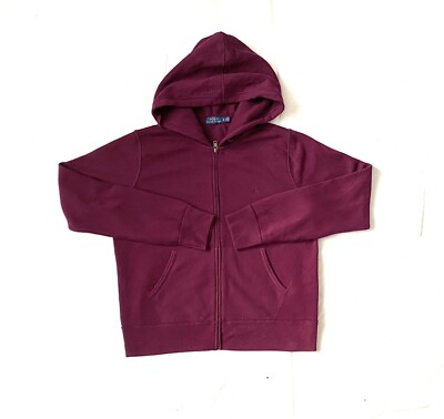 Women's Purple RALPH LAUREN hoodie Jumper Sweater Top Size