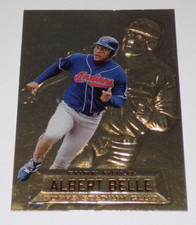 1997 Topps Stadium Club Pure Gold Embossed Albert Belle Baseball Card #PG2