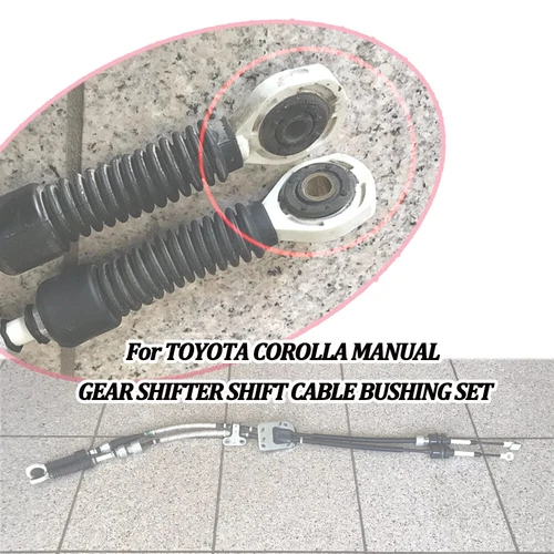 Manual Transmission Gear Shift Cable Linkage End Bushing For Toyota Corolla E120 - Picture 2 of 4