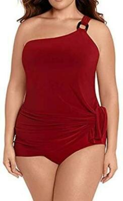 Magicsuit 277705 Women Plus Size Amal Swim Dress Cherry 22W for sale online  | eBay