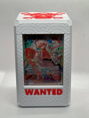 One Piece Deckbox mit Würfelhalter + Kartenslot Leader und Don - Ruffy Gear 5th