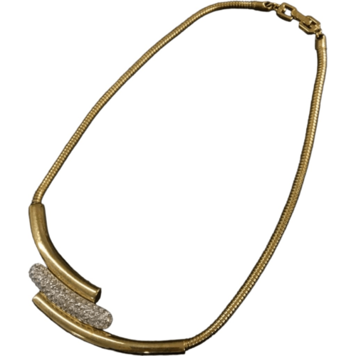 Givenchy Vintage Gold Tone Choker Necklace